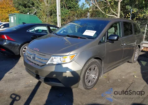2012 Honda Odyssey Ex-L from USA, damaged, VIN 5FNRL5H6XCB021464